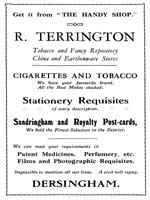 Advert - Terrington 1959
